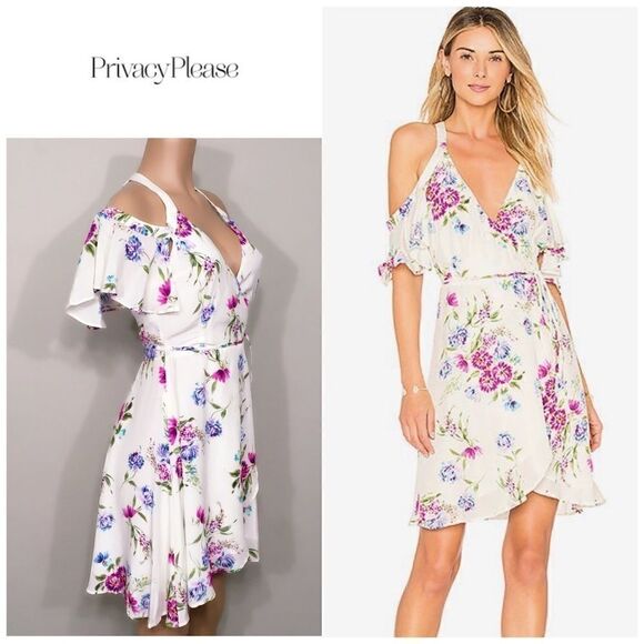 Privacy Please Delta wrap dress. - Picture 1 of 10
